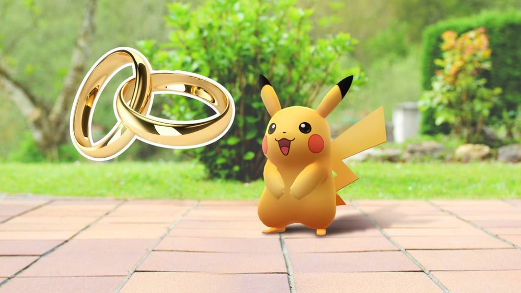 C'est beau et ça fait du bien : les jeux vidéo font parfois des vies et ces deux là se sont dit oui pour l'éternité durant le Pokémon GO Fest