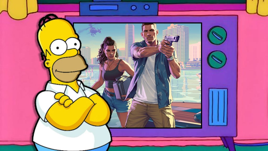 Avant GTA 6, Les Simpson n’ont pas résisté à faire un fabuleux clin d’oeil la saga de jeux vidéo Grand Theft Auto