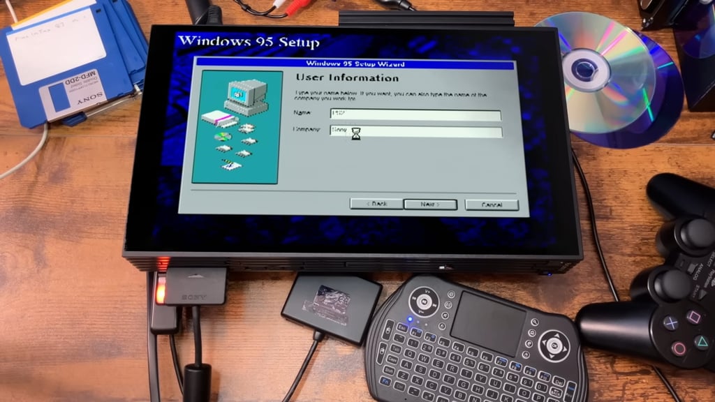 Il a installé Windows 95 sur cette PlayStation et a vu de ses propres yeux pourquoi c'est l'une des consoles les plus complexes de Sony
