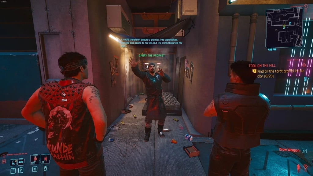 Prophète Garry Cyberpunk 2077 : comment lancer et venir à bout de cette quête ?