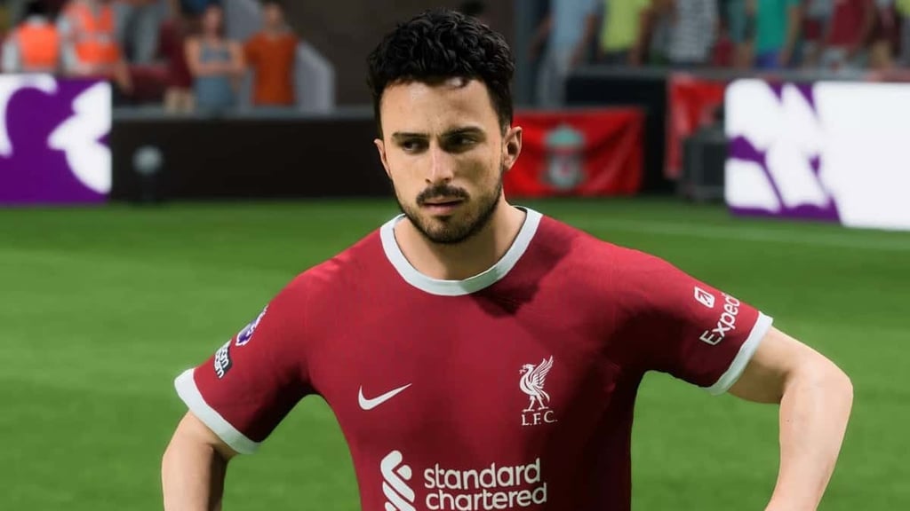 Diogo Jota immortalisé sur une jaquette éphémère du jeu vidéo EA Sports FC 26...