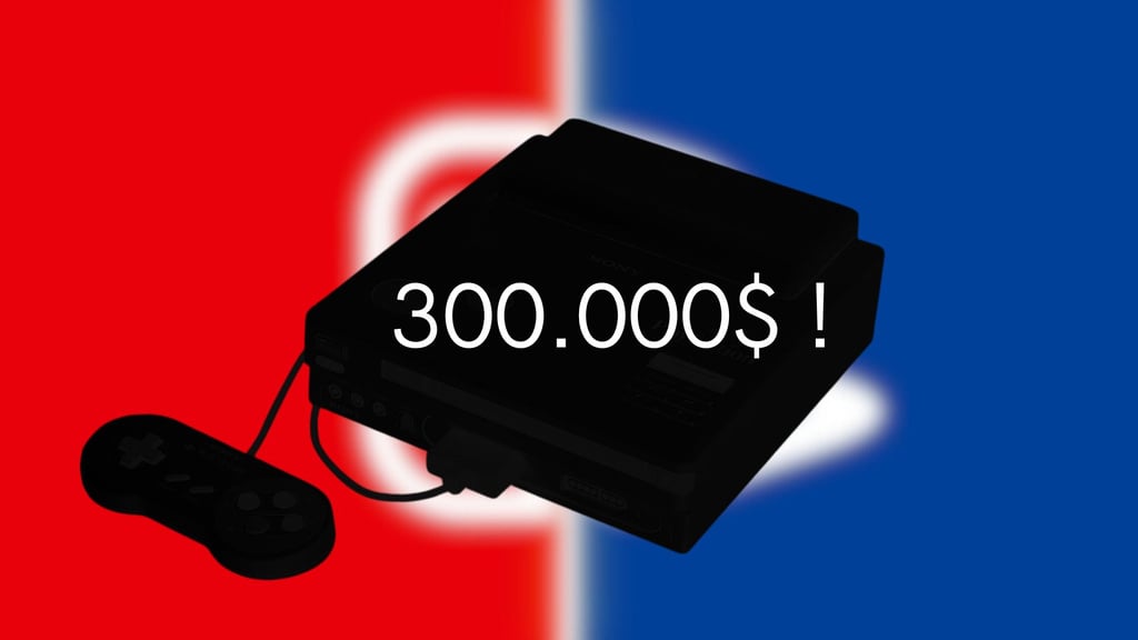 Vendue 300 000 euros, cette console Nintendo Sony n'est jamais sortie dans le commerce !
