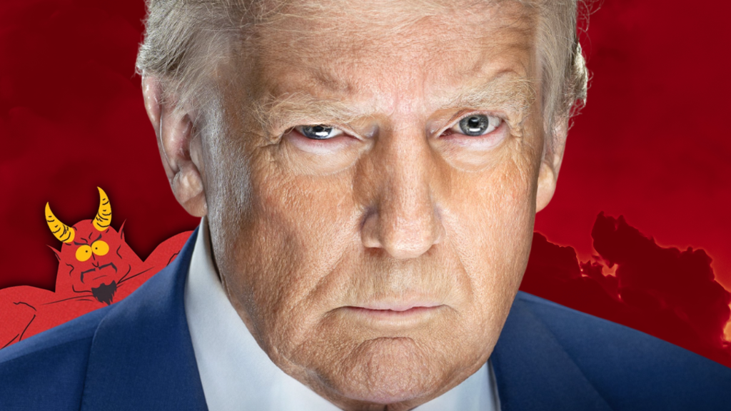 "Trump au lit avec Satan", personne n'oserait faire ça, à part cette série d'animation culte !