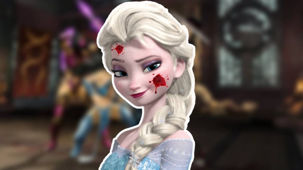 La Reine des Neiges de Disney fusionne avec les plus grands guerriers de ce jeu vidéo ultra gore