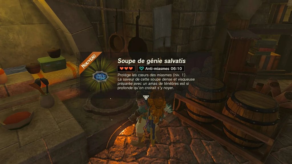 Recette anti-miasme Zelda TotK : quels sont les plats à confectionner pour contrer le miasme ?