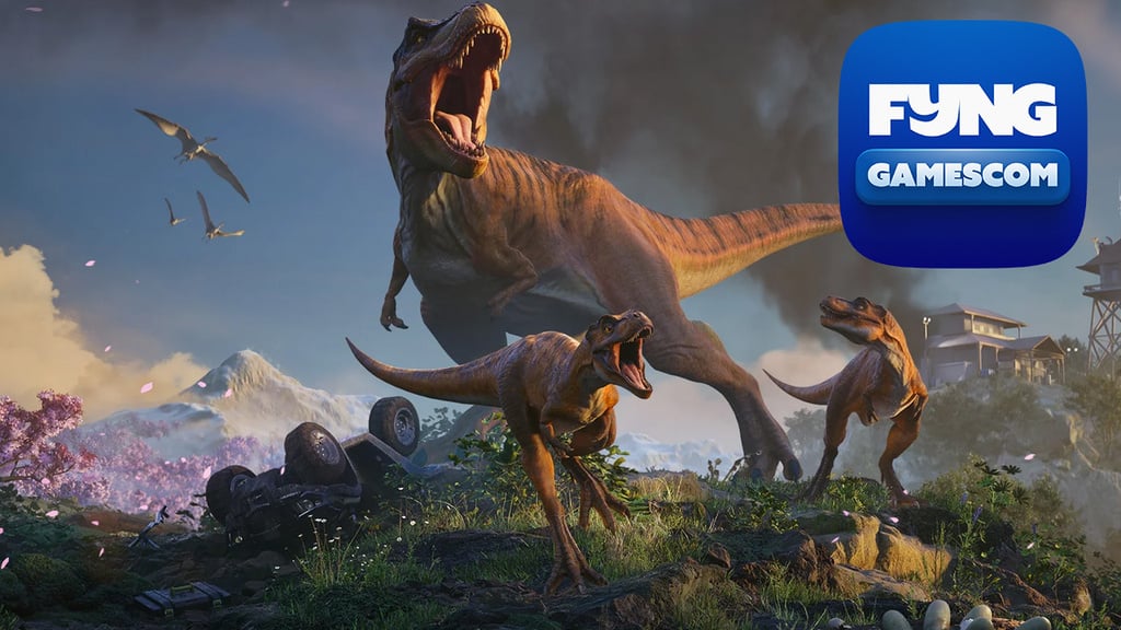 Jurassic World Evolution 3 : les dinosaures font le show à la conférence Find Your Next Game de la gamescom 2025