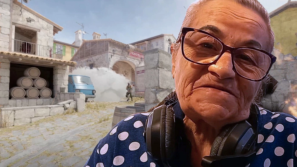 Elle a 76 ans et est bien meilleure que vous sur les FPS, elle peut vous éliminer en une moins d'une seconde…