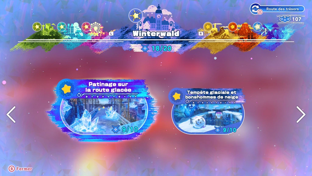 Winterwald Kirby au Pays des étoiles filantes : toutes les astralées du monde 4