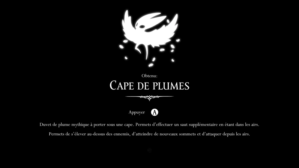 Double Saut Silksong : où trouver le double jump et la cape de plumes pour Hornet ?