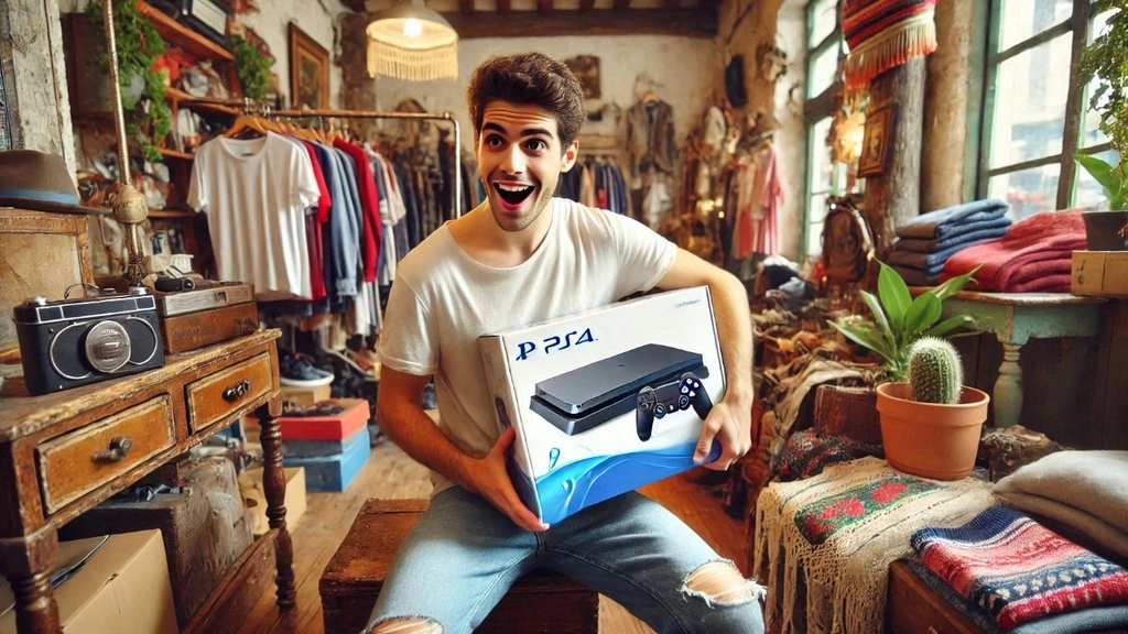 Il y a un an, un chanceux a acheté une PS4 pour moins de 5 euros dans une friperie, l'a connectée chez lui et surprise... tout a fonctionné parfaitement