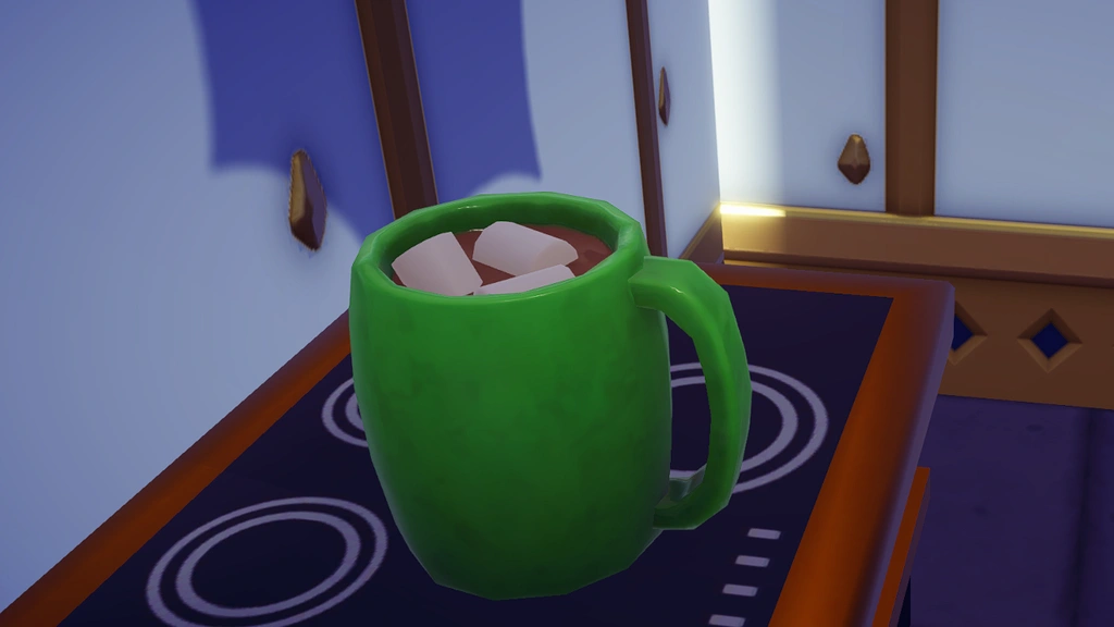 Chocolat chaud festif Disney Dreamlight Valley : myrtille, cerise, menthe… Comment préparer cette recette quatre étoiles ?