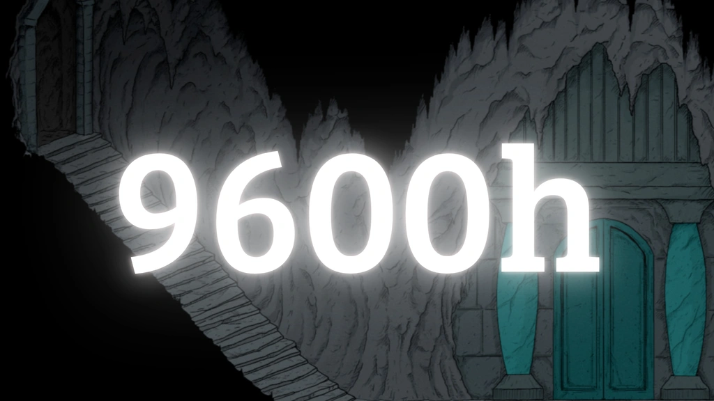 9600 heures pour finir ce jeu vidéo ! Il va falloir être très, très patient...