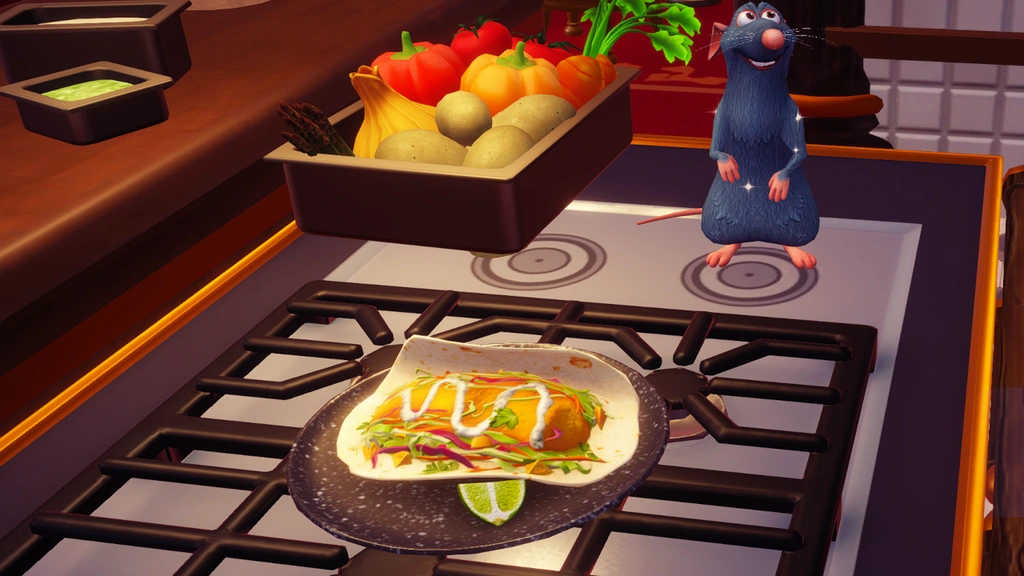 Tacos de poisson Disney Dreamlight Valley : comment préparer cette recette quatre étoiles ?