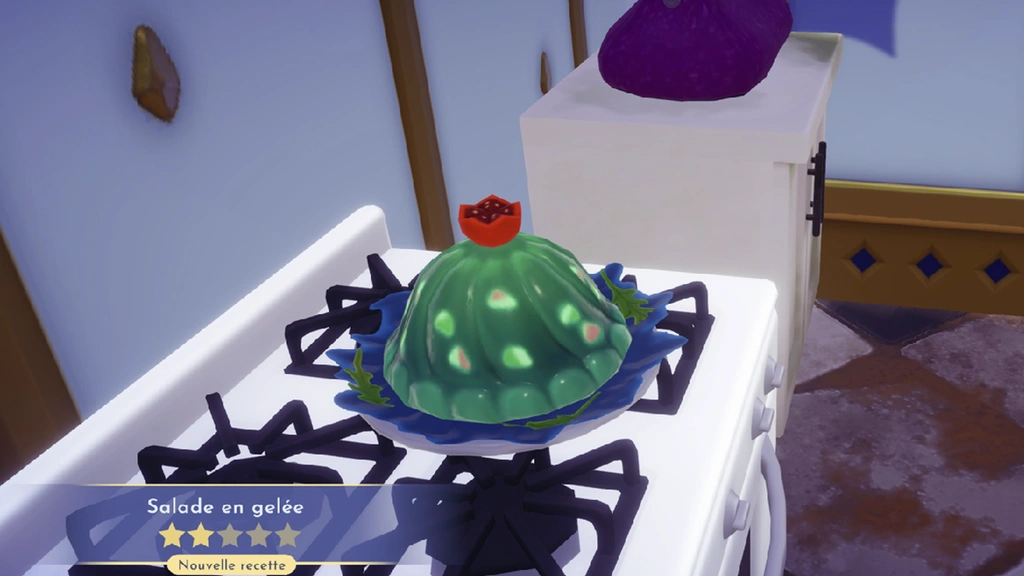 Salade en gelée Disney Dreamlight Valley : comment préparer cette recette de plat principal 2 étoiles ?