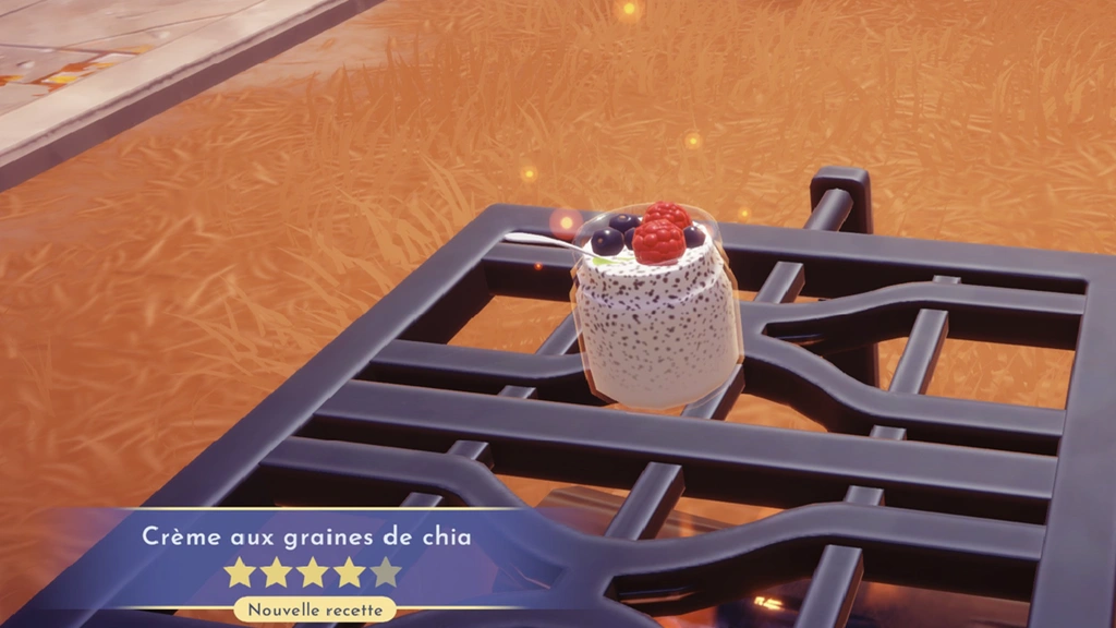 Crème aux graines de chia & simple Dreamlight Valley : comment préparer ces 2 recettes ?