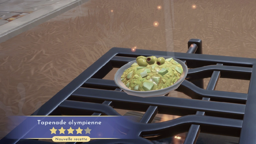 Tapenade olympienne Disney Dreamlight Valley : comment préparer cette recette 4 étoiles ?