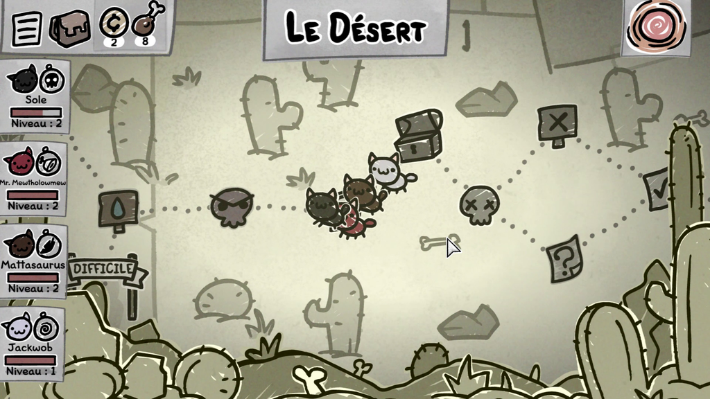 Mewgenics : nos chats à l'aventure dans le désert !