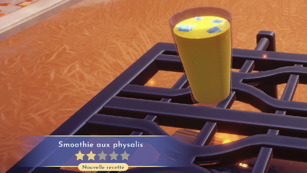 Smoothie aux physalis Dreamlight Valley : comment préparer cette recette 2 étoiles ?