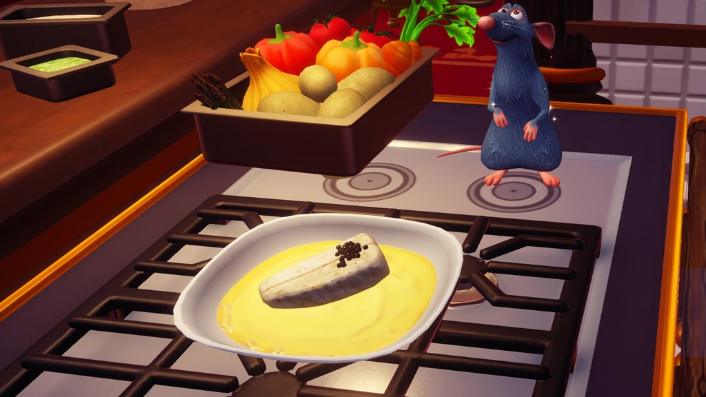 Esturgeon poché au beurre de basilic Disney Dreamlight Valley : comment préparer cette recette quatre étoiles ?