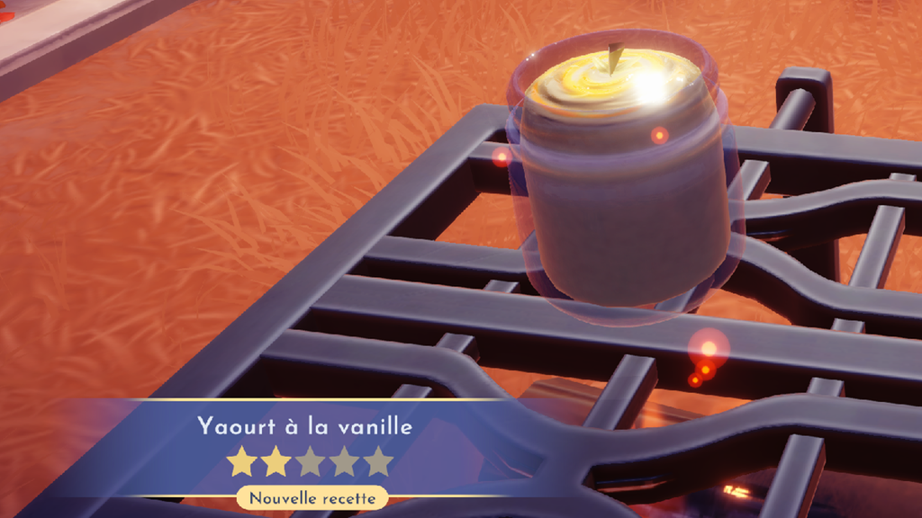 Yaourt à la vanille Disney Dreamlight Valley : comment préparer cette recette 2 étoiles ?