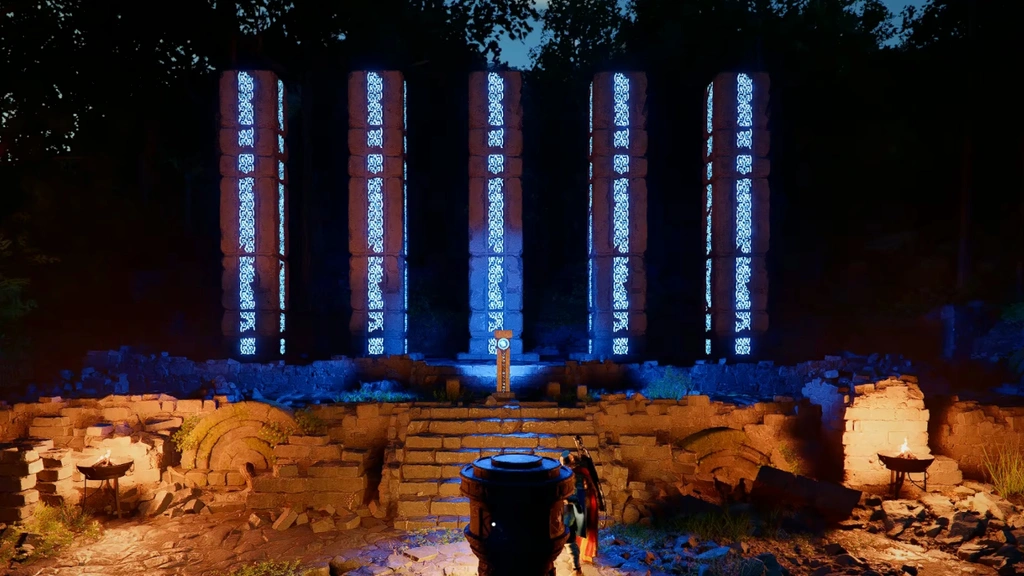 Ruines de la colline de la Forêt vespérale Crimson Desert : comment résoudre l’énigme des piliers ? 