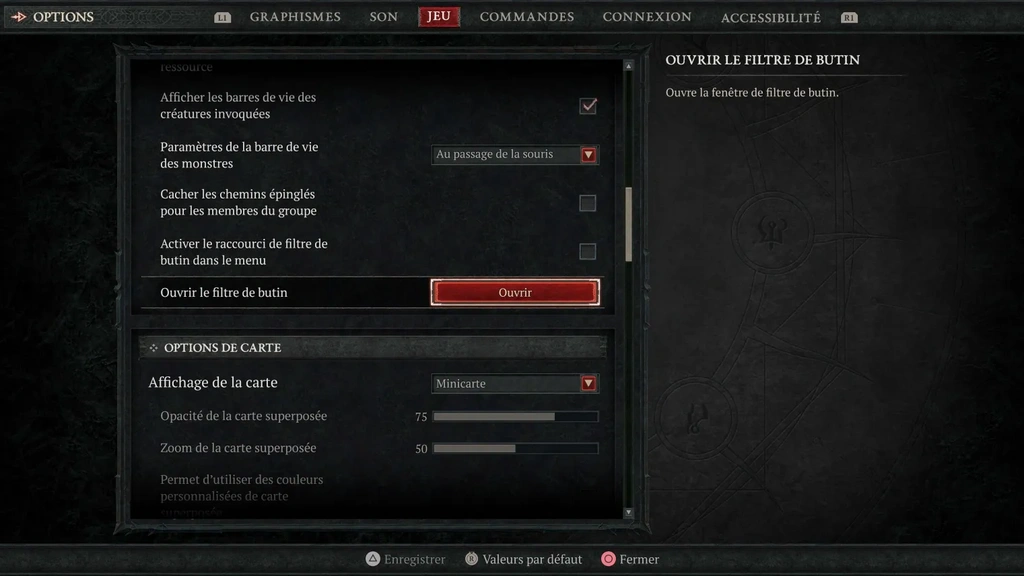 Filtre du butin Diablo 4 : Loot filter... Où le trouver et comment l'activer dans les paramètres sur PC, PS5 et Xbox Series ?