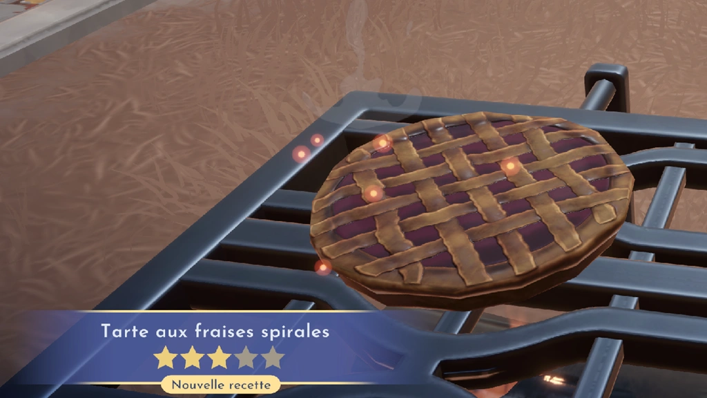 Tarte aux fraises spirales Dreamlight Valley : comment préparer cette recette 3 étoiles ?