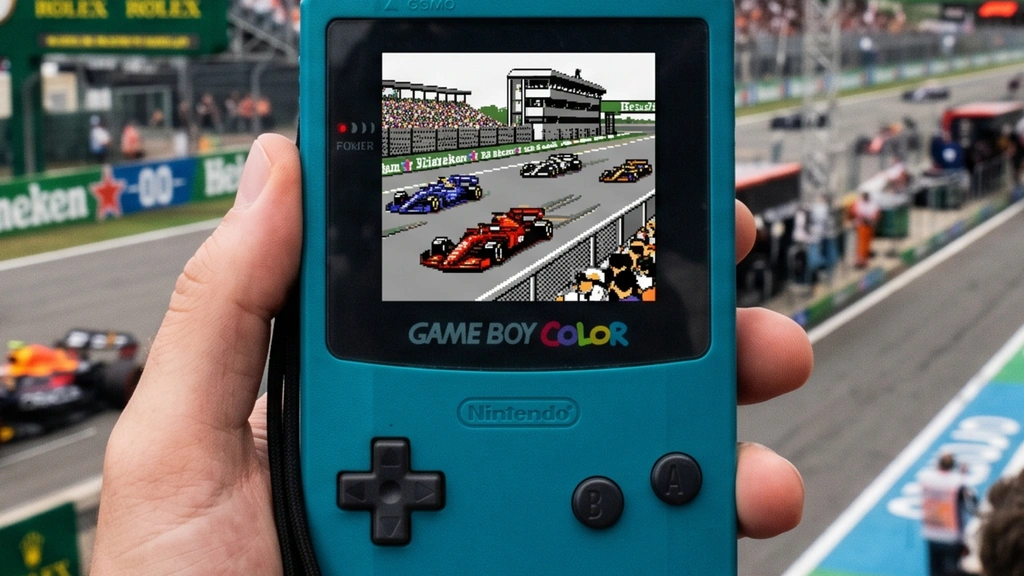 En 2018, un photographe a filmé un Grand Prix de F1... avec une Game Boy Color