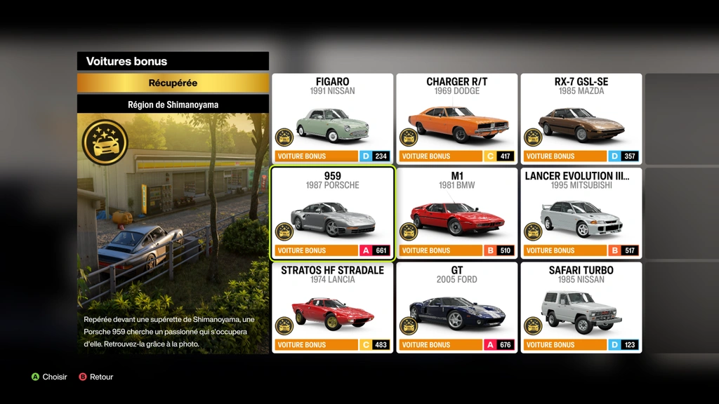 Forza Horizon 6 voiture bonus : la liste complète des 9 bolides cachés et où les trouver