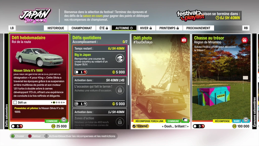 Super SUV Forza Horizon 6 : comment compléter le défi Big in Japan du Horizon Festival ?