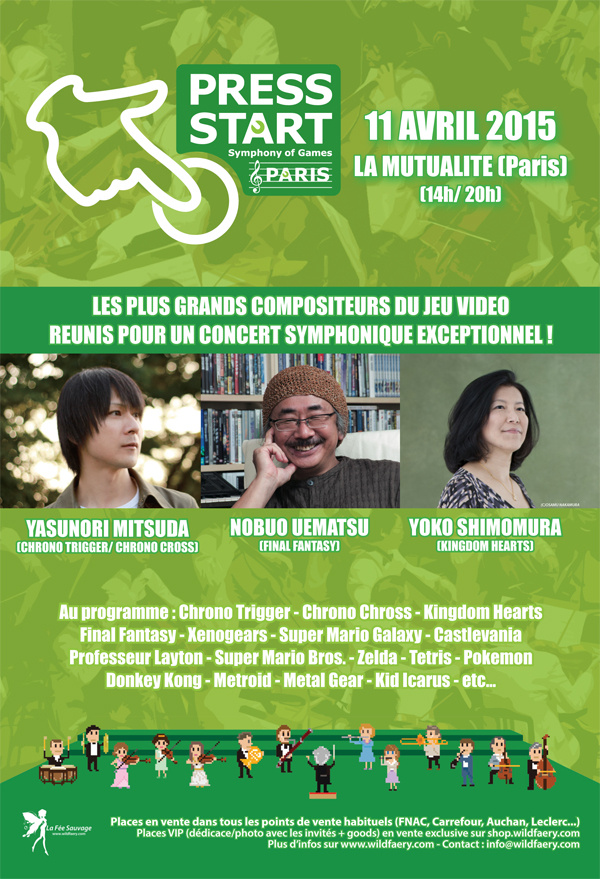 Symphony Games : Des grands noms du RPG japonais en concert à Paris