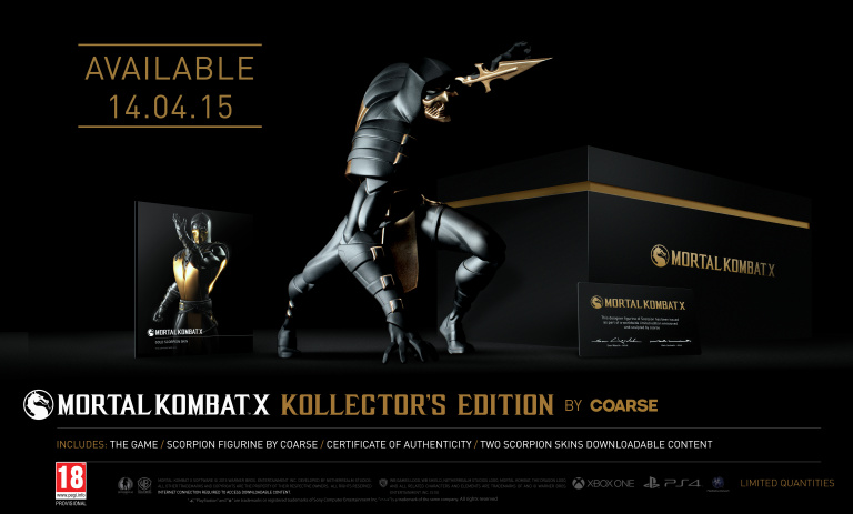 Mortal Kombat X présente ses éditions "Kollector"