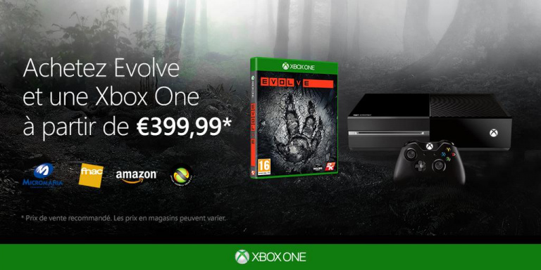 Evolve offert pour l'achat d'une Xbox One