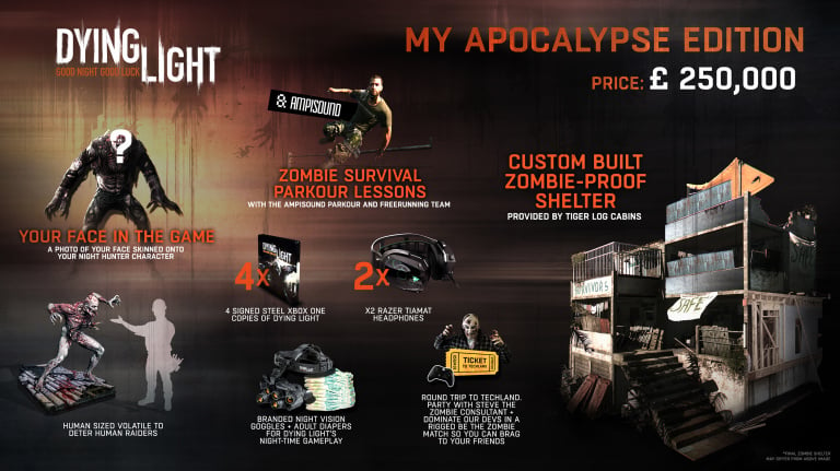 Dying Light vous offre des couches et une maison à l'épreuve des zombies... pour 340.000 euros...