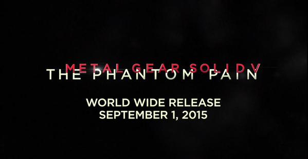 Metal Gear Solid 5 : The Phantom Pain daté au 1er Septembre