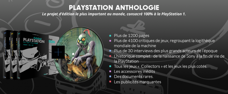PlayStation Anthologie : Trois ouvrages programmés