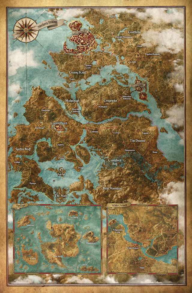 La carte de The Witcher 3 dévoilée