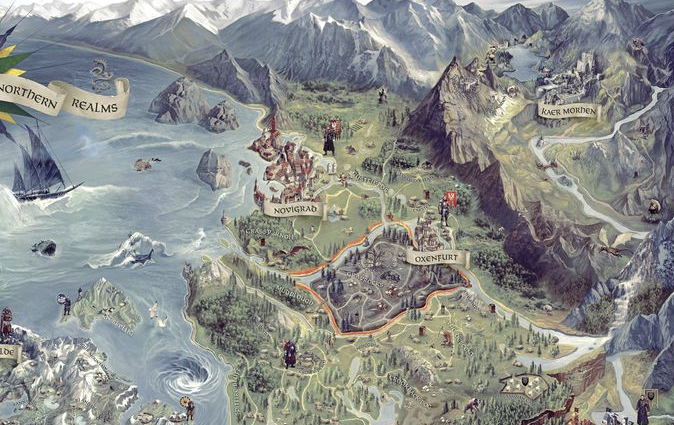 La carte de The Witcher 3 dévoilée