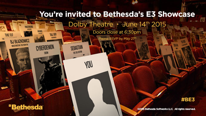 Bethesda tease sa conférence à l'E3 2015