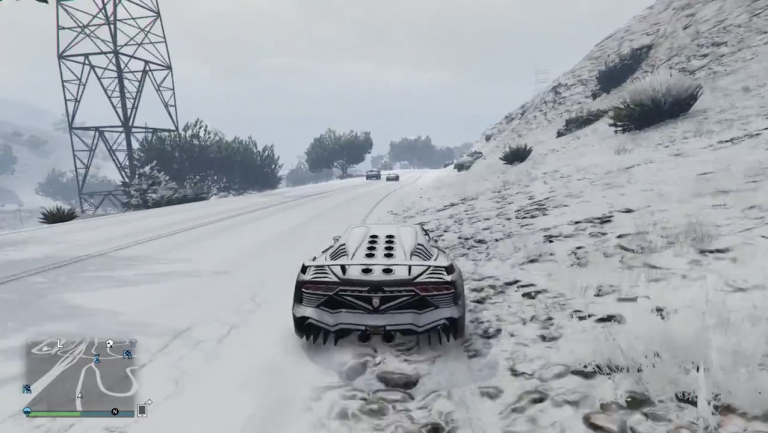 GTA Online sous la neige