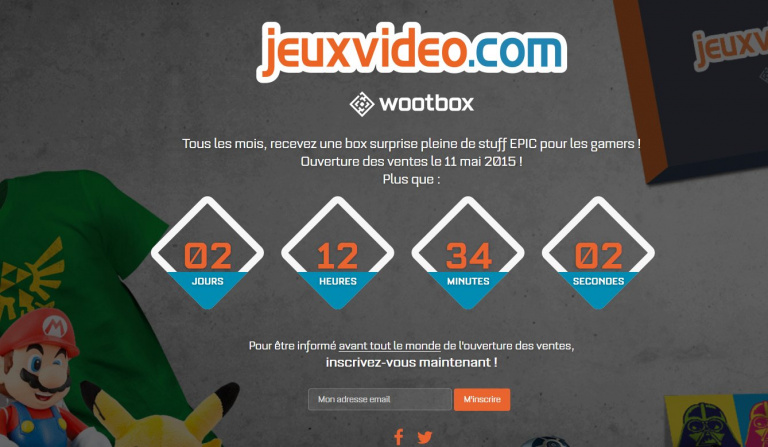 Jeuxvideo.com annonce sa Wootbox