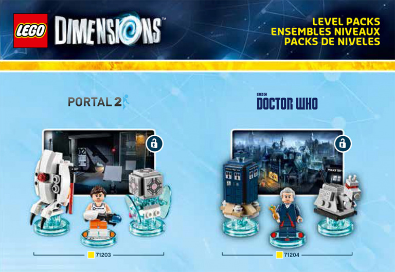 LEGO Dimension : Dr Who, les Simpsons, Portal et bien d'autres confirmés
