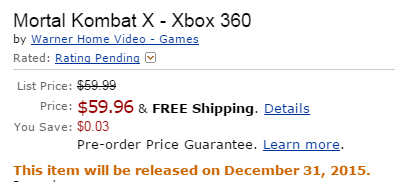 Mortal Kombat X repoussé sur PS3 et 360 ?