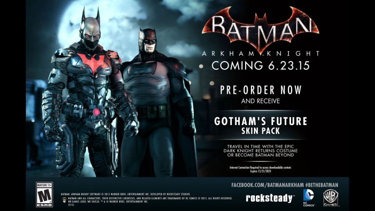 Batman Arkham Knight : Un nouveau bonus de précommande vu sur Steam