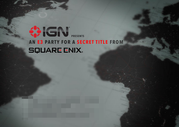 E3 2015 : Square Enix tease un jeu mystère