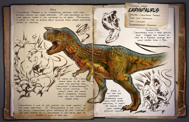 Guide du Dressage du Carnosaurus Ark Survival Evolved