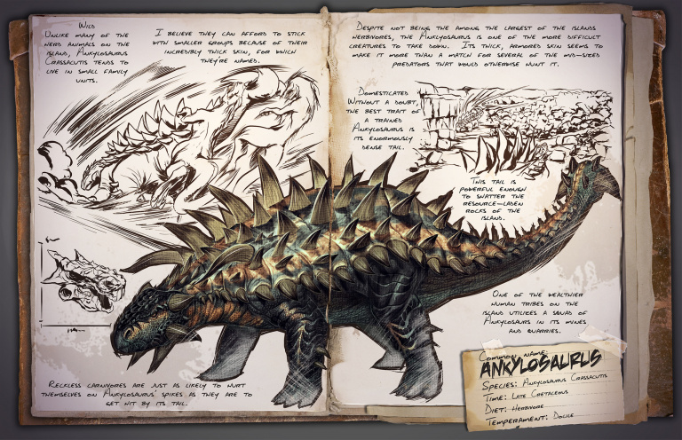 Guide du  Dressage de l'Ankylosaurus Ark Survival Evolved
