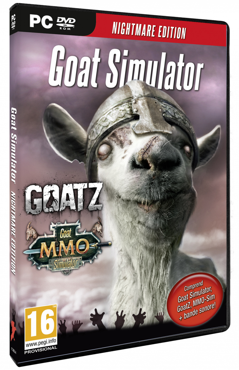 Goat Simulator Nightmare Edition gambade en France le 26 juin sur PC