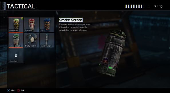 Liste des équipements de Black Ops 3 (Grenades)