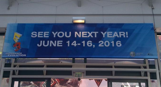 E3 2016 : La 21ème édition aura lieu du 14 au 16 juin 2016